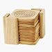 Lipper Beechwood Collection 9-Piece Coaster Set
