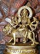 Durga-Mother Goddess Durga in Brass 12 Inches