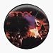 Styx - Kilroy Was Here (Evil Grin) - AUTHENTIC 1980's RETRO VINTAGE 1.25" Button / Pin