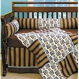 Trend Lab Chocolate Blocks 4 Piece Crib Set by Trend Lab