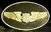 Mayer Mill Brass - HTC-AF - Air Force Pilot Wings Trailer Hitch Cover