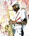 Man Playing Jazz (Saxophone) Music Art Print Poster - 16x20