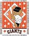 San Francisco Giants - MLB baby 36x 46 Triple Woven Jacquard Throw