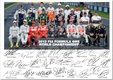 FORMULA ONE 2012 ALL DRIVERS & TEAMS SIGNED PHOTO AUTOGRAPH PRINT PHOTOGRAPH GIFT F1 LEWIS HAMILTON JENSON BUTTON SEBASTIAN VETTEL MARK WEBBER FERNANDO ALONSO FELIPPE MASSA MICHAEL SCHUMACHER