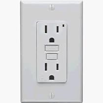 GFCI Receptacle With Nylon Wall Plate