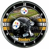 NFL Pittsburgh Steelers Chrome Clock Amazon.com