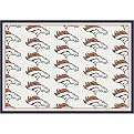 Denver Broncos All-Over Logo Rug