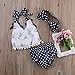 Infant Baby Girls Clothes Anchor Tops+Polka Dot Briefs Outfits Set Sunsuit 0-24M