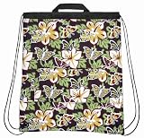 BUTTERFLIES Backpack Drawstring Butterfly Draw String Bag with WATERPROOF LINING