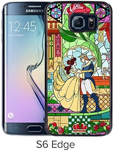 Durable and Fashionable Case Design with Beauty And The Beast Samsung Galaxy S6 Edge Black Phone Case