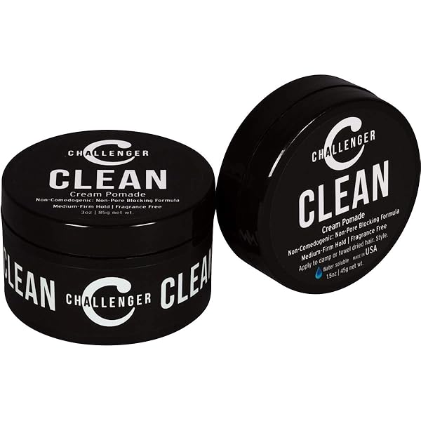 Clean Matte Cream Pomade Unscented Non Comedogenic Challenger