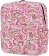 Bumble Bags Madeline Hanging Stroller Backpack Pink Paisley