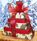 Happy Holidays - Mini Gourmet Chocolate Gift Tower - Heartwarming Treasures
