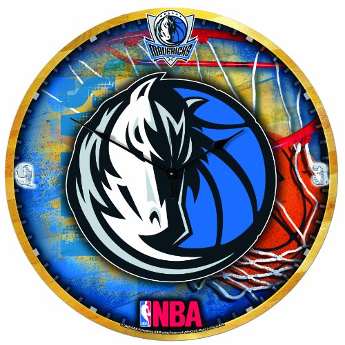 NBA Dallas Mavericks 18-Inch High Definition Clock