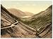 Tal-y-Llyn Pass, Dolgelly (i.e. Dolgelley), Wales wall sized print (photochrom) photochrome measured in inches 8x10