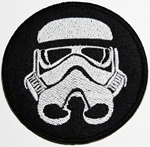 3-Pack Star Wars Imperial Storm Trooper Movie Cartoon Logo Kid Polo T Shirt Patch Iron on Embroidered 7.5cm X 7.5cm