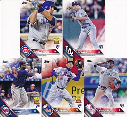 2016-Topps-Baseball-EXCLUSIVE-MASSIVE-705-Card-Retail-Factory-Set-with-5-ROOKIE-VARIATION-Cards-Plus-Bonus-Wowzzer-Mystery-Pack-with-AUTOGRAPH-or-MEMORABILIA-Card-Includes-all-Cards-from-Series-12