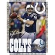 Peyton Manning #18 Indianapolis Colts NFL Woven Tapestry Throw Blanket (48x60")"