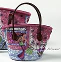SHOPPING GIRL Mini-Shopper Glamourös mit Pailetten und Perlen bestickt