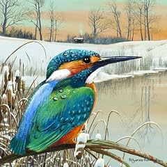 Eisvogel - By The River Bank - Square Card