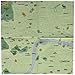 Design Ideas Mapkin, 5x5, Package of 20 Napkins, London
