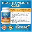 Healthy Weight GOLD, 60 Vegetarian Capsules (Contains Svetol® Green Coffee Bean Extract, 7-Keto® and GreenSelect® Green Tea Extract) The #1 Weight-loss Supplement with SIX Clinically-proven Multi-patented Ingredients from NutriGold