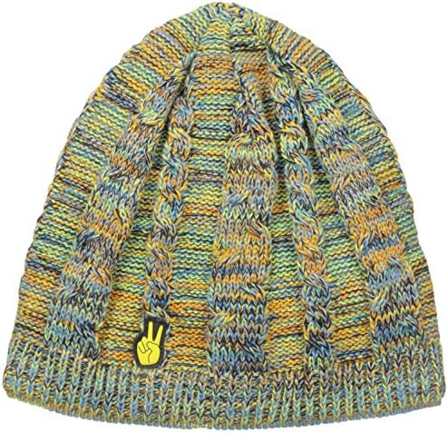 Seger Sports Women's Acrylic Beanie with Polarec Grid Back and Windstopper Technology, Lime, One Size