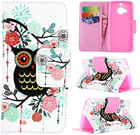 HTC M9 Plus Case Cover Printed Series Premium Flip PU Leather Wallet Protective Case with Stand for HTC M9 Plus Owl