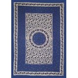 Blue Flower ~ Indian Tapestry ~ 60 x 90 in. by 