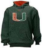 Nike Miami Hurricanes Bump N Run College Embroidered Tackle Twill Hooded Sweatshirt