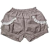 《H28年秋冬物》(日本製) Pample Mousse(パンプルムース) エコネップツィードカフス付きブルマ 95cm/MO NO.DP-63353