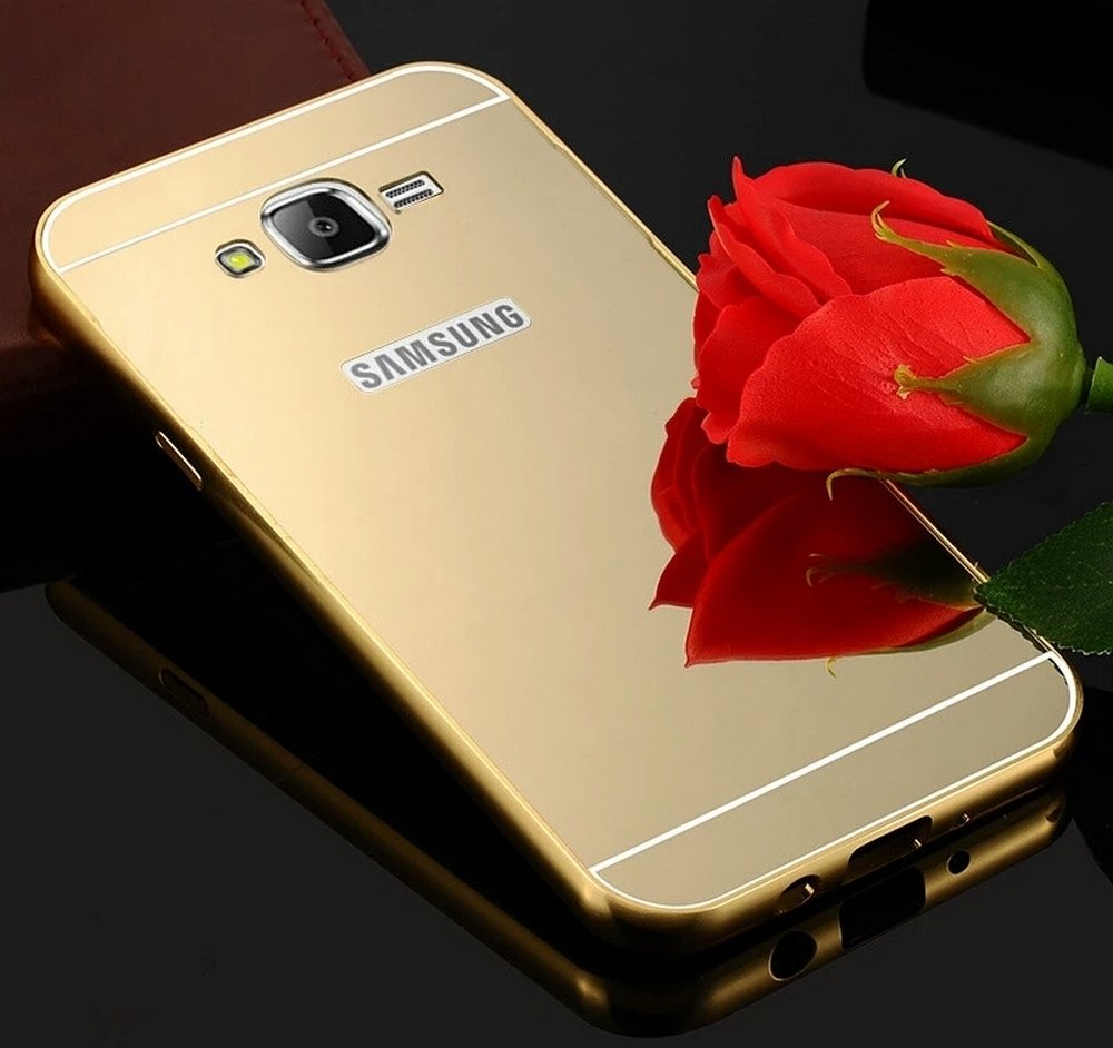 Buy JMD Samsung Galaxy J7 2016 Back Cover Case Golden Mirror Online