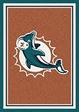 Miami Dolphins NFL Spirit Area Rug by Milliken: 7'8"x10'9"