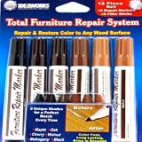 12 PIECE TOTAL FURNITURE REPAIR SYSTEM (6 REPAIR MARKERS AND 6 FILLER STICKS)