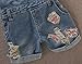 Difyou Women's Plus Pocket Denim Jeans Overall Shorts Jumpsuit Blue