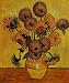 Art Reproduction Oil Painting - Vase with Fifteen Sunflowers - Classic 20" X 24" - Hand Painted Canvas Art