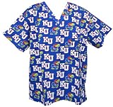KU Kansas Jayhawks Scrub Top XL Gifts & Gift Ideas