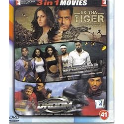 Ek Tha Tiger / Dhoom 2 / Dhoom (Hindi Film / Bollywood Movie / Indian Cinema 3 in 1 - 100% Orginal DVD Without Subtittle)