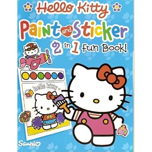 Hello Kitty Paint and Sticker 2 in 1 Fun Book [Paperback]