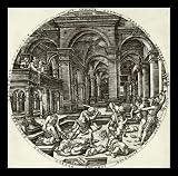 Monogrammist C. C. (Bethlehemitischer infanticide) White Wood-Mounted Art Poster Print - 13" X 19"