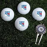 NHL New York Rangers Four Golf Ball Gift Set