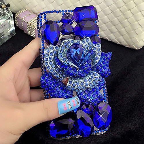 HTC One M9 Plus Case,HTC One M9+ Case,Figer Luxurious Crystal 3D Handmade Sparkle Diamond Rhinestone Back Cover For HTC One M9 Plus(not M9)