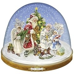 Nostalgische Schneekugel: Adventskalender