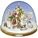 Nostalgische Schneekugel: Adventskalender