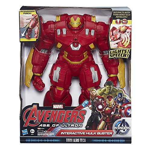 Marvel Avengers Titan Hero Tech Interactive Hulk Buster 12 Inch Figure