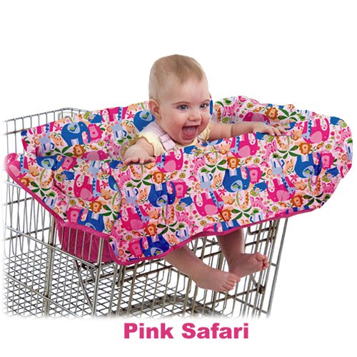 Picture of Babe Ease Chic Super Soft Clean Shopper - Pretty Petunia B0036L8ZES (Baby Shopping Cart Covers)