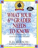 Buy : What Your Sixth Grader Needs to Know: Fundamentals of a Good Sixth-Grade Education (Core Knowledge Series)