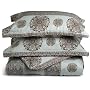 Regal Collection 300-Thread Count Kristie Medallion Cotton Full/Queen Duvet Set,  Teal