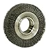 Weiler Stainless Steel Wheel Brush - 0.0118 in Bristle Dia Arbor Attachment - 6 in OD & 6000 Max RPM - 2 in Center Hole Size - Wire Size:.0118 - 06450 [PRICE is per WHEEL]