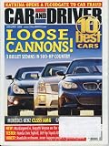 Car & Driver, January 2006 - 10 Best Issue, Mercedes CLS55, Caddy STSV, BMW M5 Comparo, Toyota RAV4, etc.